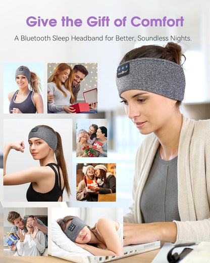 Sleep Headphones Bluetooth Headband Headphones for Side Sleepers