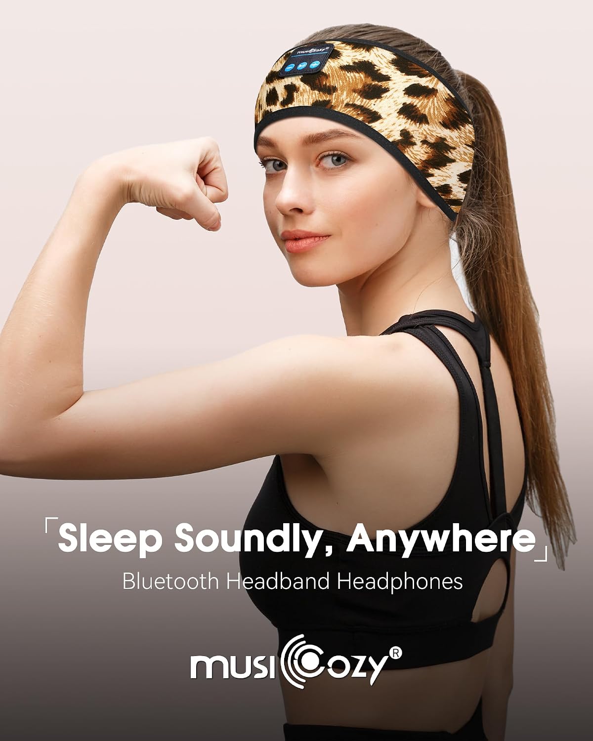 Sleep Headphones Bluetooth Headband Headphones for Side Sleepers