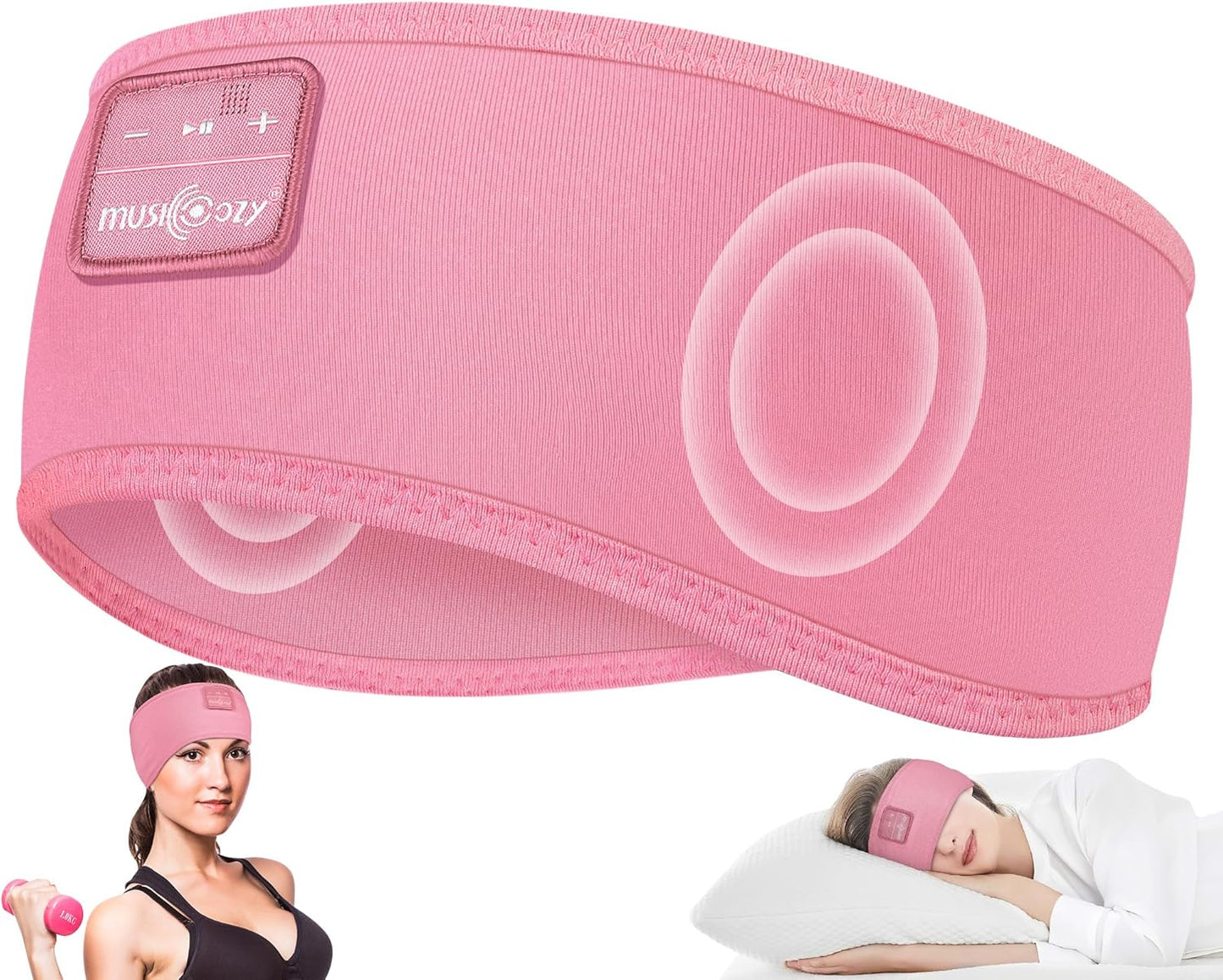 Sleep Headphones Bluetooth Headband Headphones for Side Sleepers