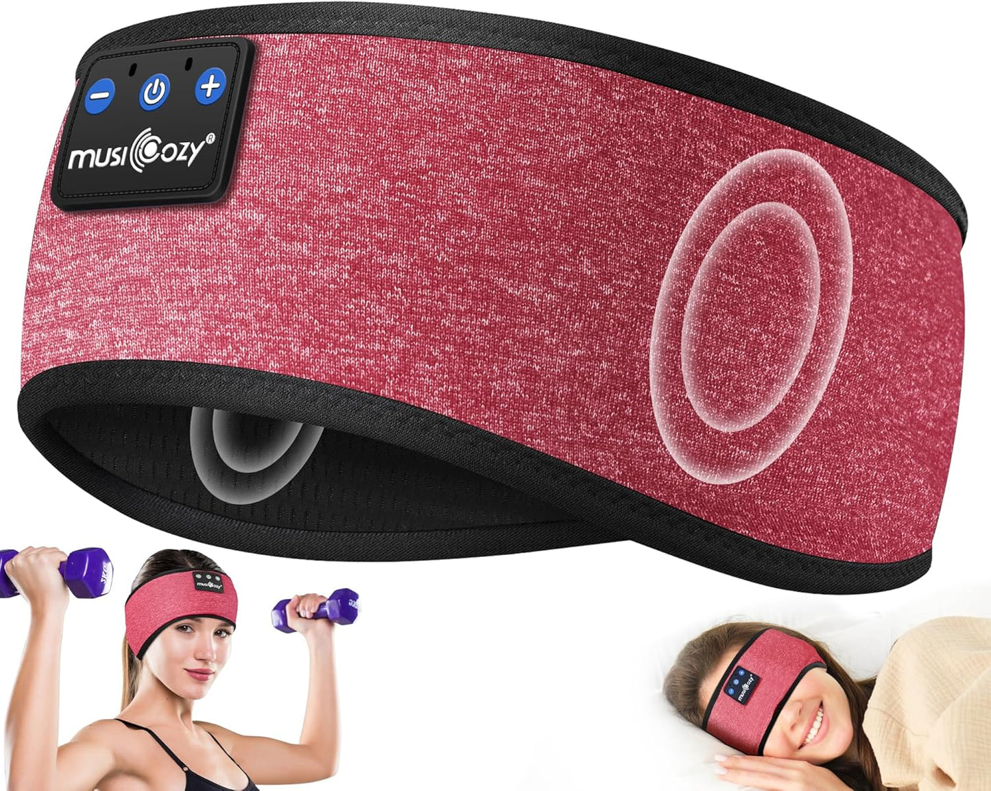 Sleep Headphones Bluetooth Headband Headphones for Side Sleepers