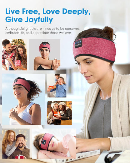 Sleep Headphones Bluetooth Headband Headphones for Side Sleepers