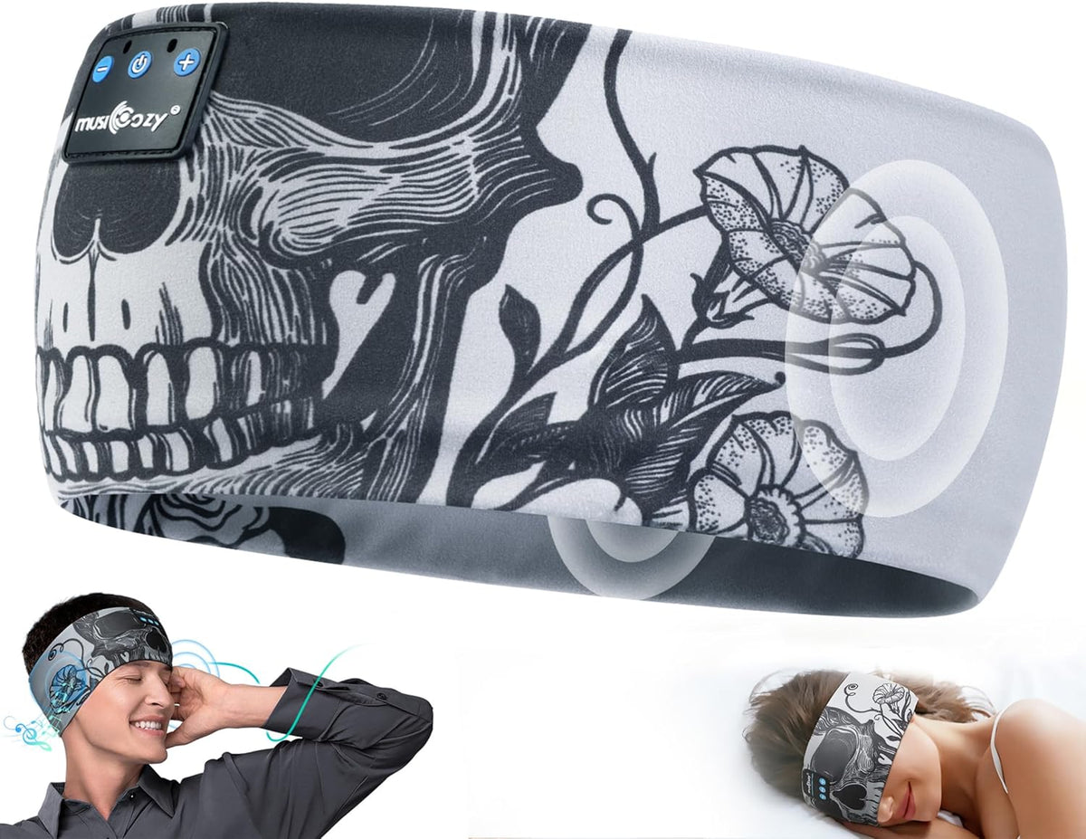 Sleep Headphones Bluetooth Headband Headphones for Side Sleepers