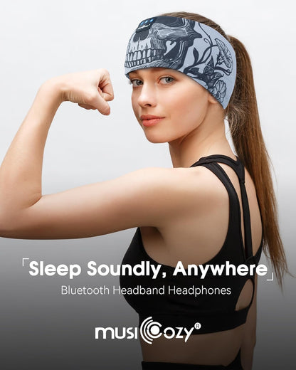Sleep Headphones Bluetooth Headband Headphones for Side Sleepers