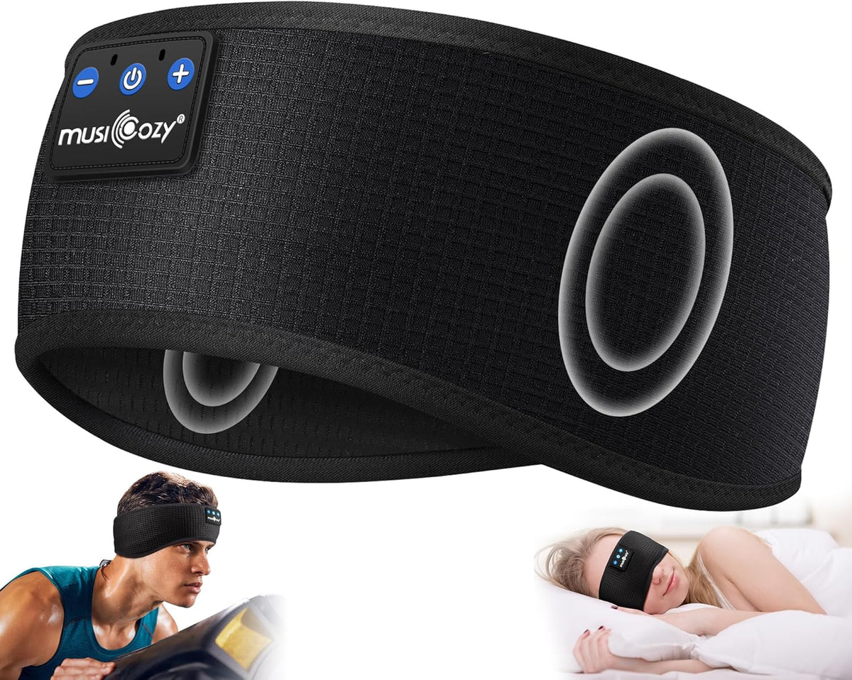 Sleep Headphones Bluetooth Headband Headphones for Side Sleepers
