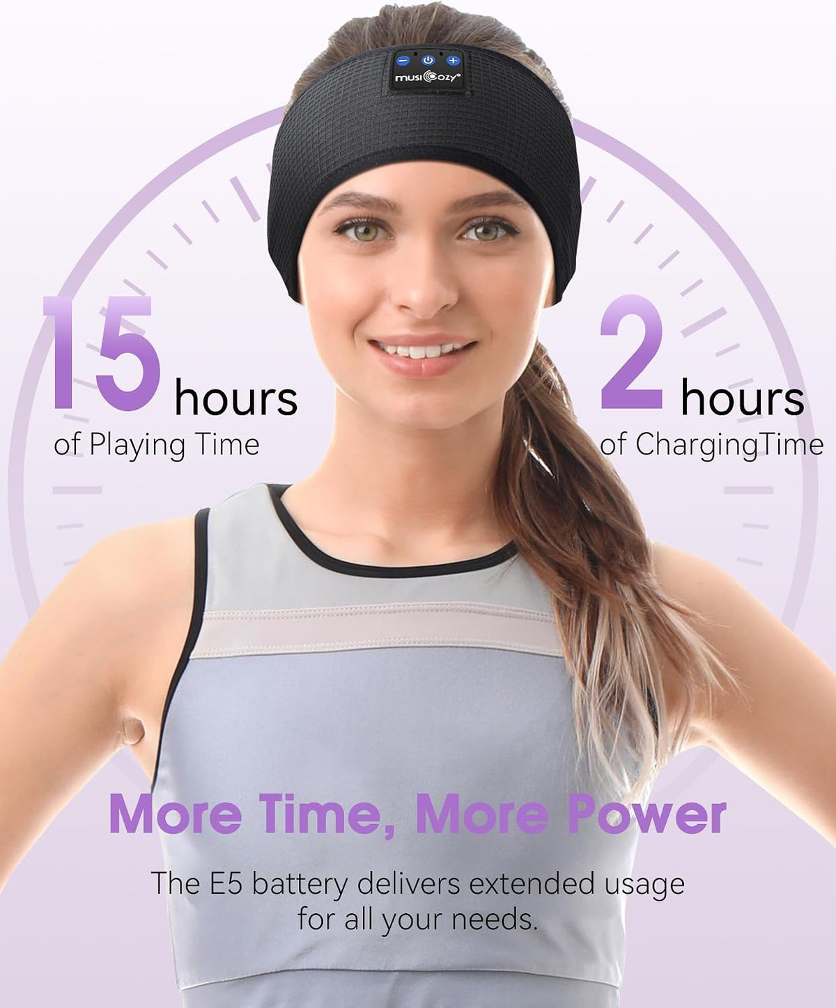 Sleep Headphones Bluetooth Headband Headphones for Side Sleepers