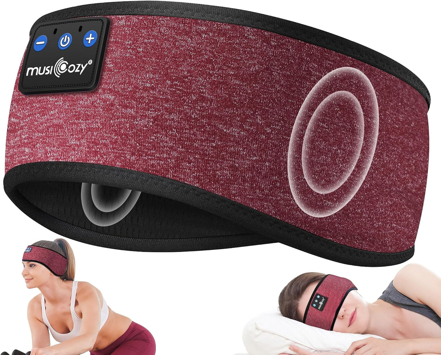 Sleep Headphones Bluetooth Headband Headphones for Side Sleepers