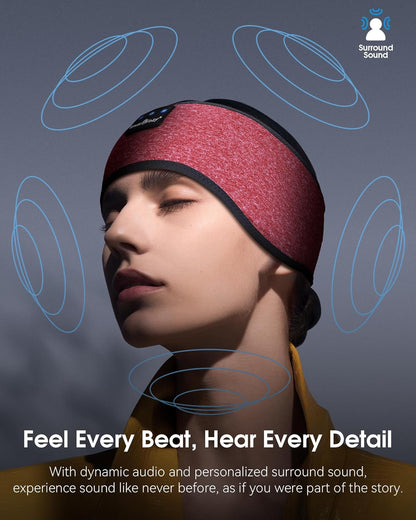 Sleep Headphones Bluetooth Headband Headphones for Side Sleepers