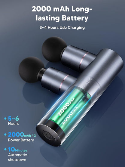 Mini Massage Gun Deep Tissue, Portable Percussion Muscle Massager