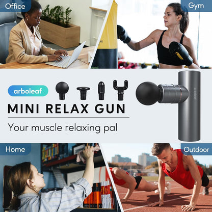 Mini Massage Gun Deep Tissue, Portable Percussion Muscle Massager