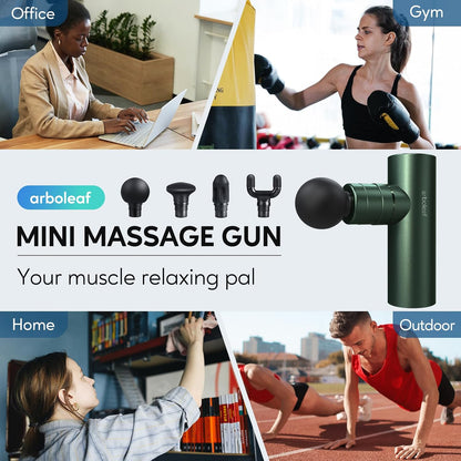 Mini Massage Gun Deep Tissue, Portable Percussion Muscle Massager