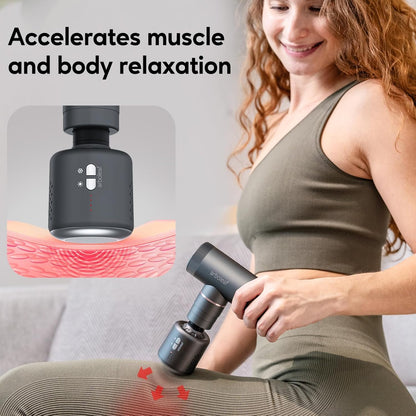 Mini Massage Gun Deep Tissue, Portable Percussion Muscle Massager