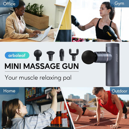 Mini Massage Gun Deep Tissue, Portable Percussion Muscle Massager
