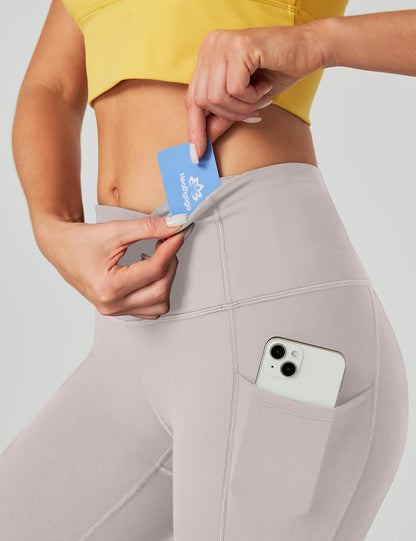 Capri Leggings for Women High Waisted Capri Leggings with Pockets for Women Tummy Control Yoga Pants Women