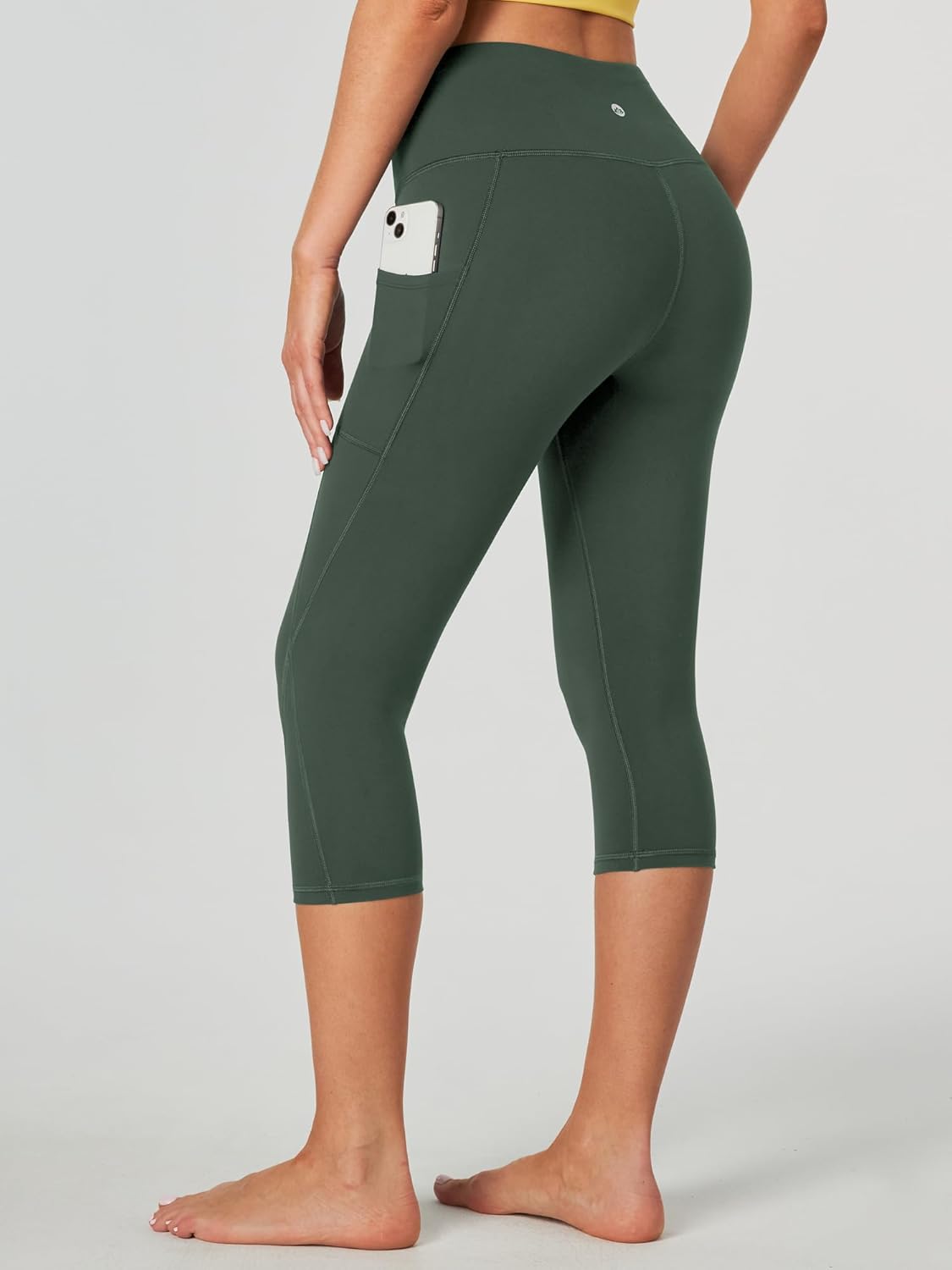 Capri Leggings for Women High Waisted Capri Leggings with Pockets for Women Tummy Control Yoga Pants Women