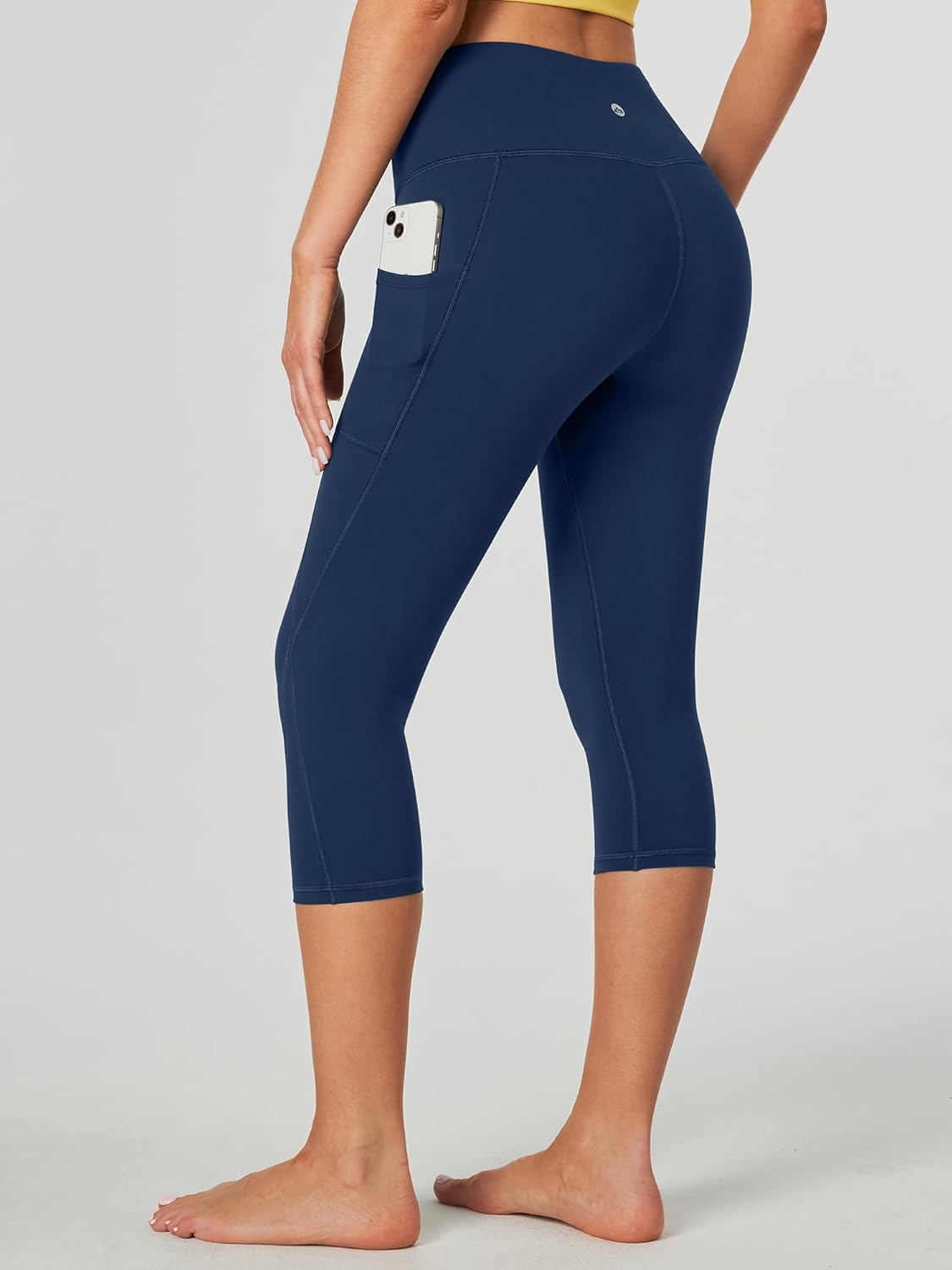 Capri Leggings for Women High Waisted Capri Leggings with Pockets for Women Tummy Control Yoga Pants Women