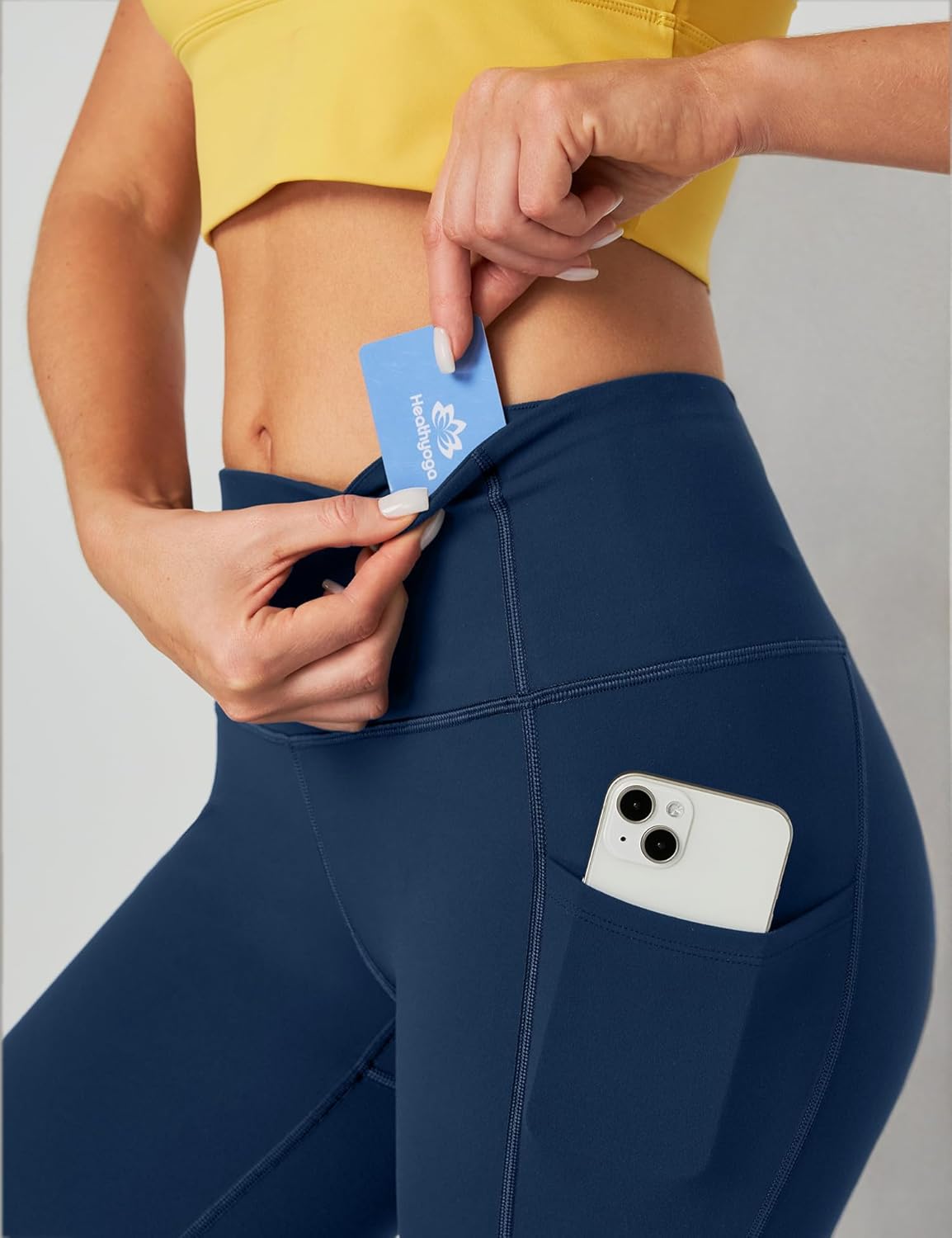 Capri Leggings for Women High Waisted Capri Leggings with Pockets for Women Tummy Control Yoga Pants Women