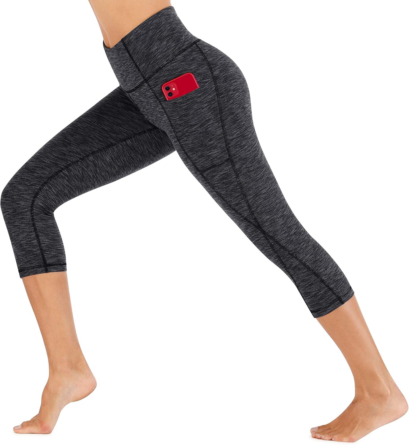 Capri Leggings for Women High Waisted Capri Leggings with Pockets for Women Tummy Control Yoga Pants Women