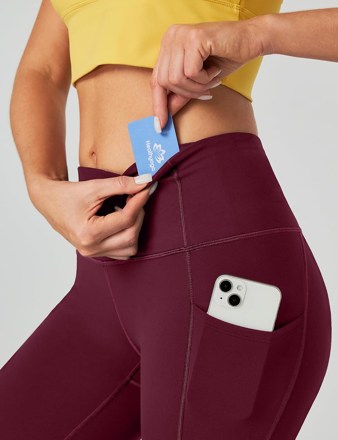 Capri Leggings for Women High Waisted Capri Leggings with Pockets for Women Tummy Control Yoga Pants Women