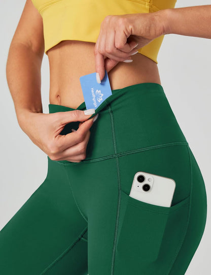 Capri Leggings for Women High Waisted Capri Leggings with Pockets for Women Tummy Control Yoga Pants Women
