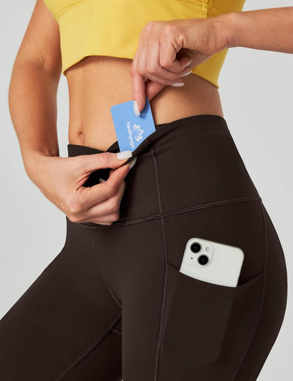 Capri Leggings for Women High Waisted Capri Leggings with Pockets for Women Tummy Control Yoga Pants Women