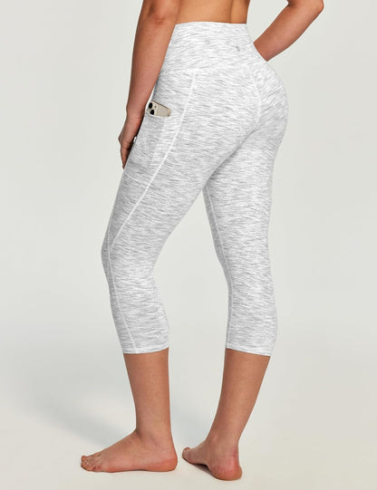 Capri Leggings for Women High Waisted Capri Leggings with Pockets for Women Tummy Control Yoga Pants Women