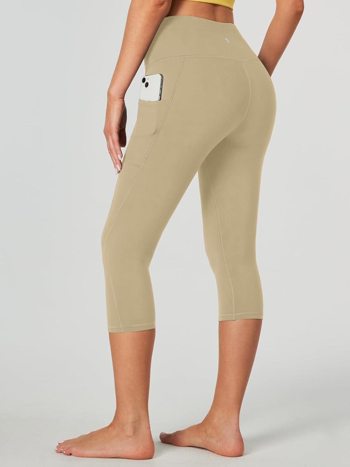 Capri Leggings for Women High Waisted Capri Leggings with Pockets for Women Tummy Control Yoga Pants Women
