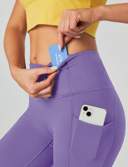 Capri Leggings for Women High Waisted Capri Leggings with Pockets for Women Tummy Control Yoga Pants Women