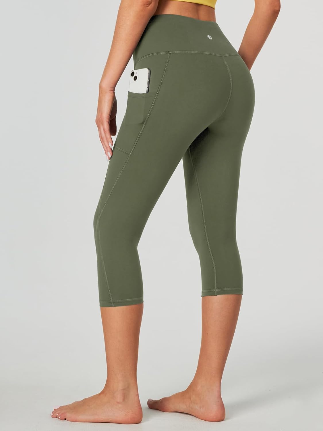 Capri Leggings for Women High Waisted Capri Leggings with Pockets for Women Tummy Control Yoga Pants Women