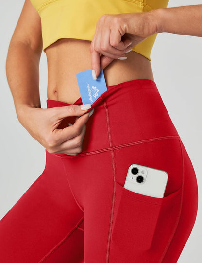 Capri Leggings for Women High Waisted Capri Leggings with Pockets for Women Tummy Control Yoga Pants Women