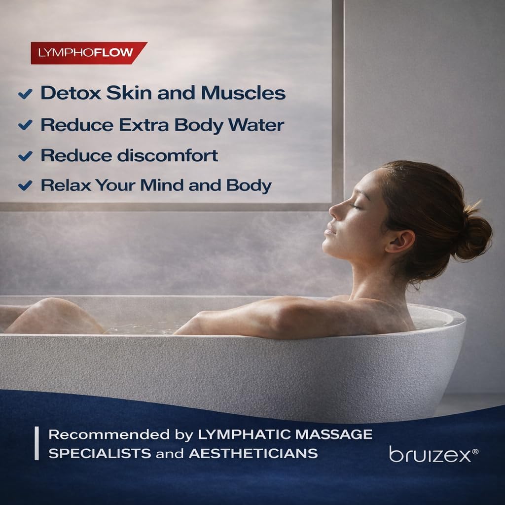 Bruizex Arnica Montana Bath Salts, Epsom Salt Bath Soak with Magnesium, 1lb