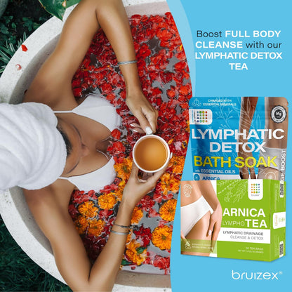 Bruizex Arnica Montana Bath Salts, Epsom Salt Bath Soak with Magnesium, 1lb