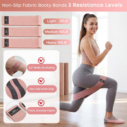 Home Pilates Kit for Women and Beginners, Pilates Ring and Ball Set with Resistance Bands, Wrist and Ankle Weights, Stretch Strap and Core Sliders and More for Full Body Toning