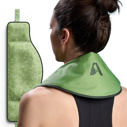 Flexible Neck Ice Pack Wrap 8" x 23", Soft Gel, Hands-Free