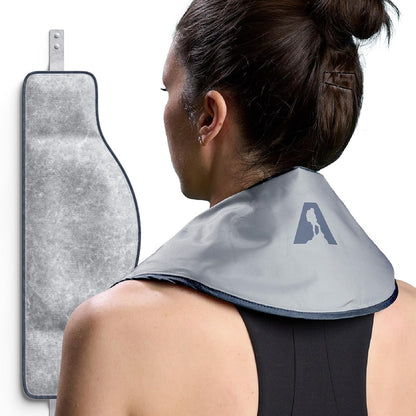 Flexible Neck Ice Pack Wrap 8" x 23", Soft Gel, Hands-Free