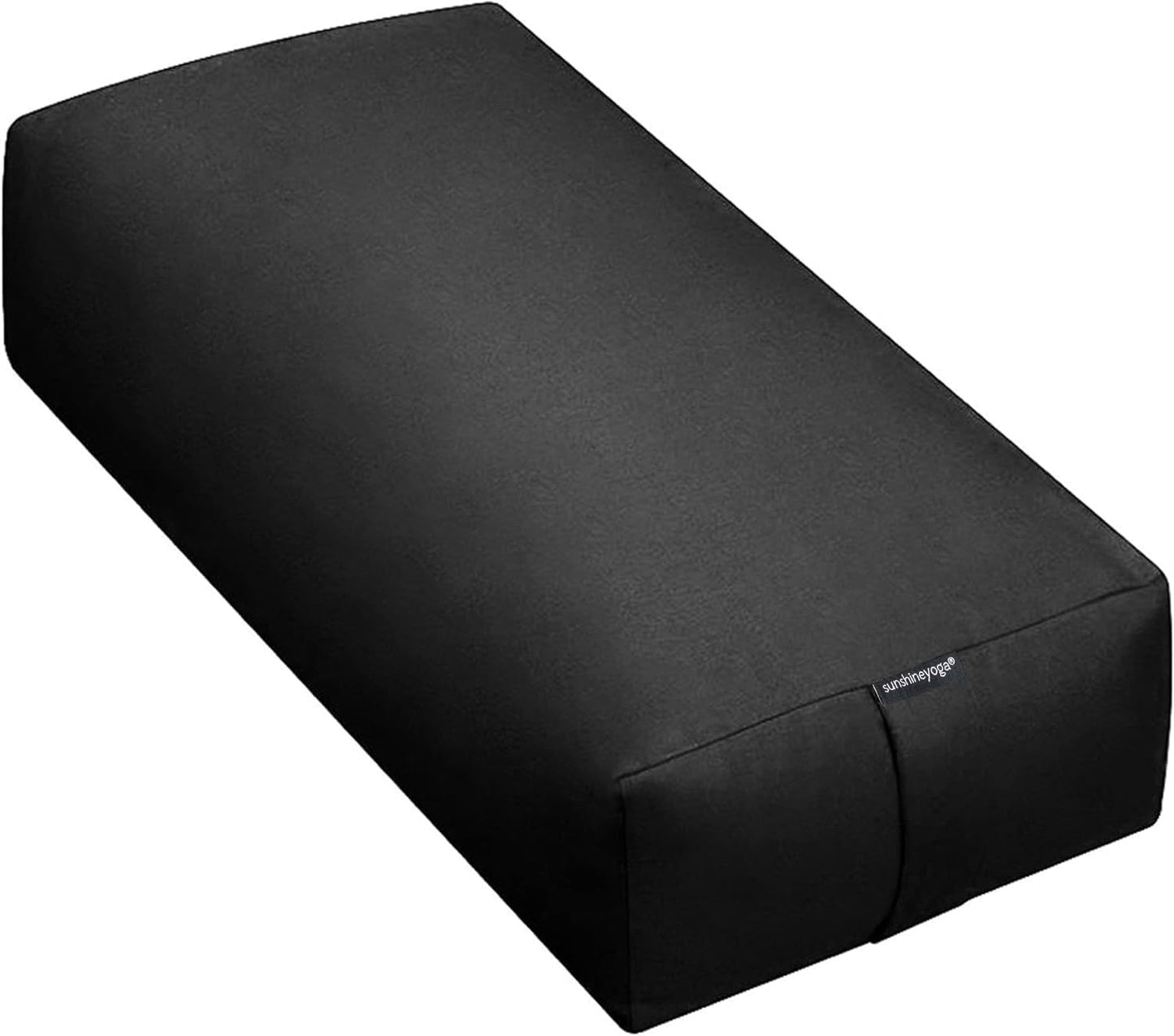 Firm Large Yoga Bolster, 24x12x6in | Bulk Workout Brick for Stretching, Pilates, and Workout, Firm and Supportive Exercise Blocks for Home, Schools, and Studios