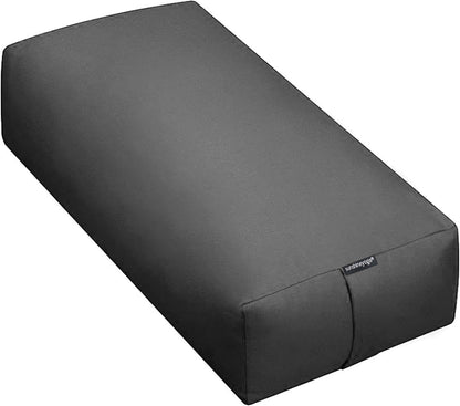 Firm Large Yoga Bolster, 24x12x6in | Bulk Workout Brick for Stretching, Pilates, and Workout, Firm and Supportive Exercise Blocks for Home, Schools, and Studios