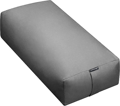 Firm Large Yoga Bolster, 24x12x6in | Bulk Workout Brick for Stretching, Pilates, and Workout, Firm and Supportive Exercise Blocks for Home, Schools, and Studios