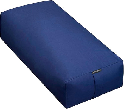 Firm Large Yoga Bolster, 24x12x6in | Bulk Workout Brick for Stretching, Pilates, and Workout, Firm and Supportive Exercise Blocks for Home, Schools, and Studios