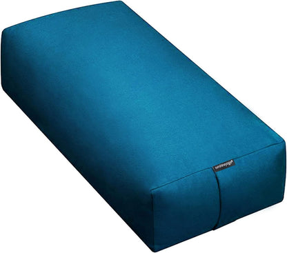 Firm Large Yoga Bolster, 24x12x6in | Bulk Workout Brick for Stretching, Pilates, and Workout, Firm and Supportive Exercise Blocks for Home, Schools, and Studios