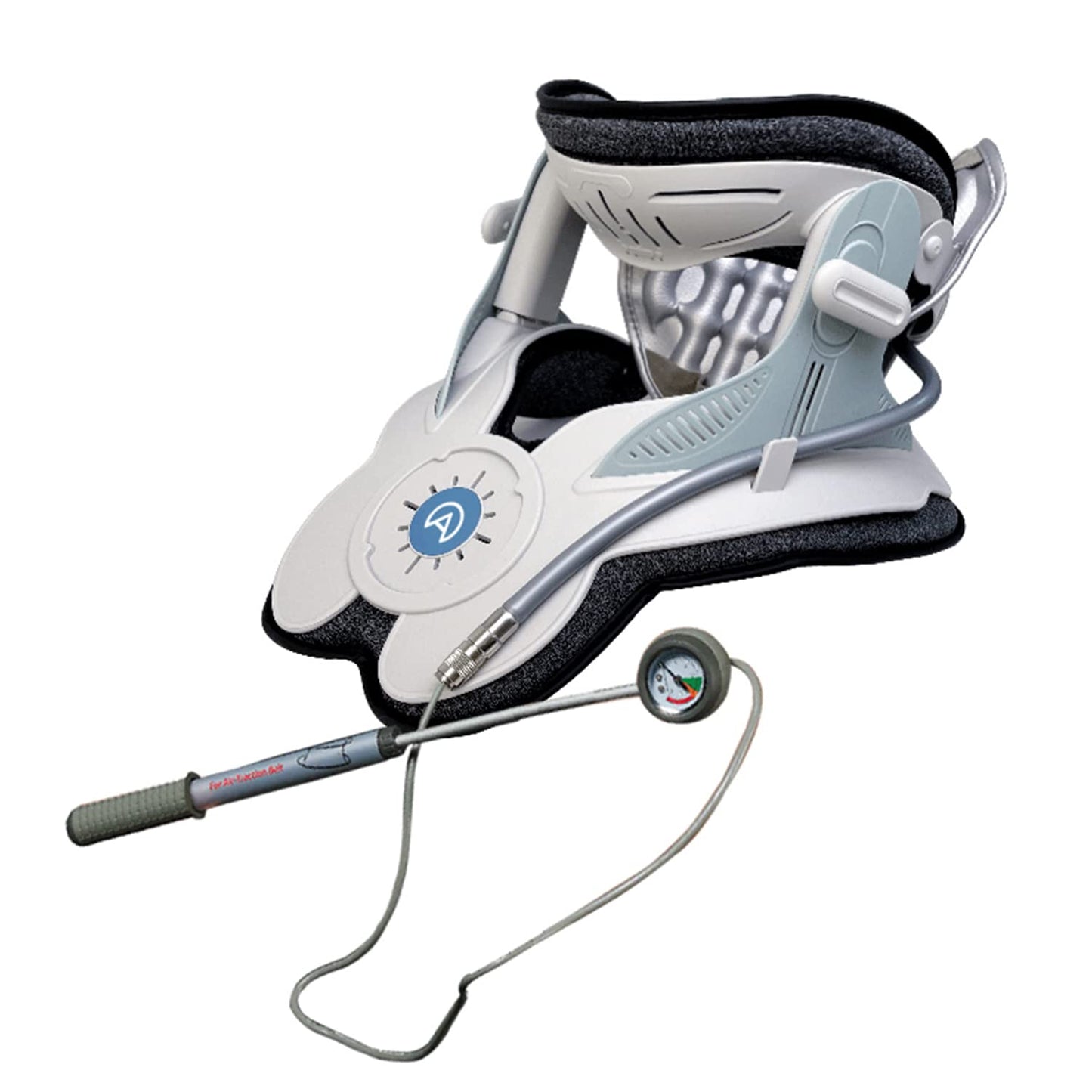 Neck Traction Device by Air Collar - Neck Stretcher - Cervical Traction Device - Neck & Shoulder Pain Relief - Stretcher Collar for Improved Spine Alignment (2nd Gen Electric Pump) - See Size Chart*