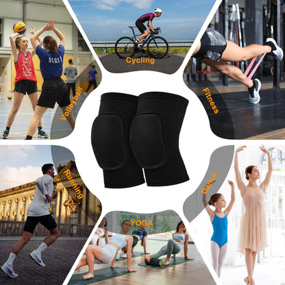 Volleyball Knee Pads for Dancers, Soft Breathable Knee Pads for Men Women Kids Knees Protective, Knee Brace for Volleyball Football Dance Yoga Tennis Running Cycling Workout Climbing