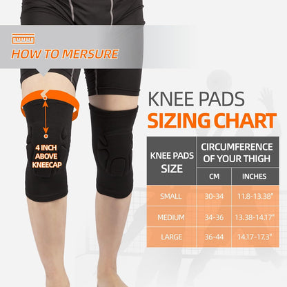 Volleyball Knee Pads for Dancers, Soft Breathable Knee Pads for Men Women Kids Knees Protective, Knee Brace for Volleyball Football Dance Yoga Tennis Running Cycling Workout Climbing