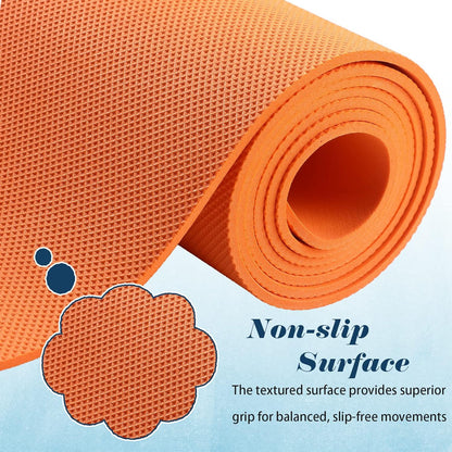 16 Pack 68" x 24" x 4 mm Yoga Mats Bulk Gym Bundle Thick Eva for Kids and Adult Latex Free Exercise with Non Slip Texture for Outdoor Yoga, Workout or Pilates