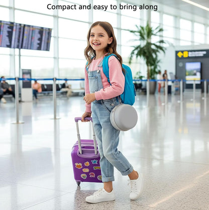 Travel Neck Pillow,Memory Foam Airplane Pillow, Pink