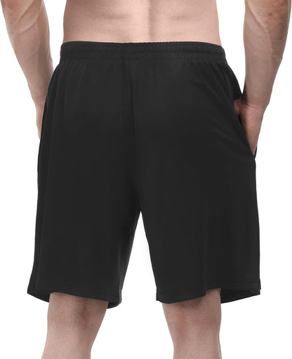 5 Pack Men's Athletic Shorts Quick Dry Loose-Fit Lightweight Running Workout Gym Shorts with Pockets