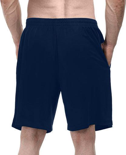 5 Pack Men's Athletic Shorts Quick Dry Loose-Fit Lightweight Running Workout Gym Shorts with Pockets