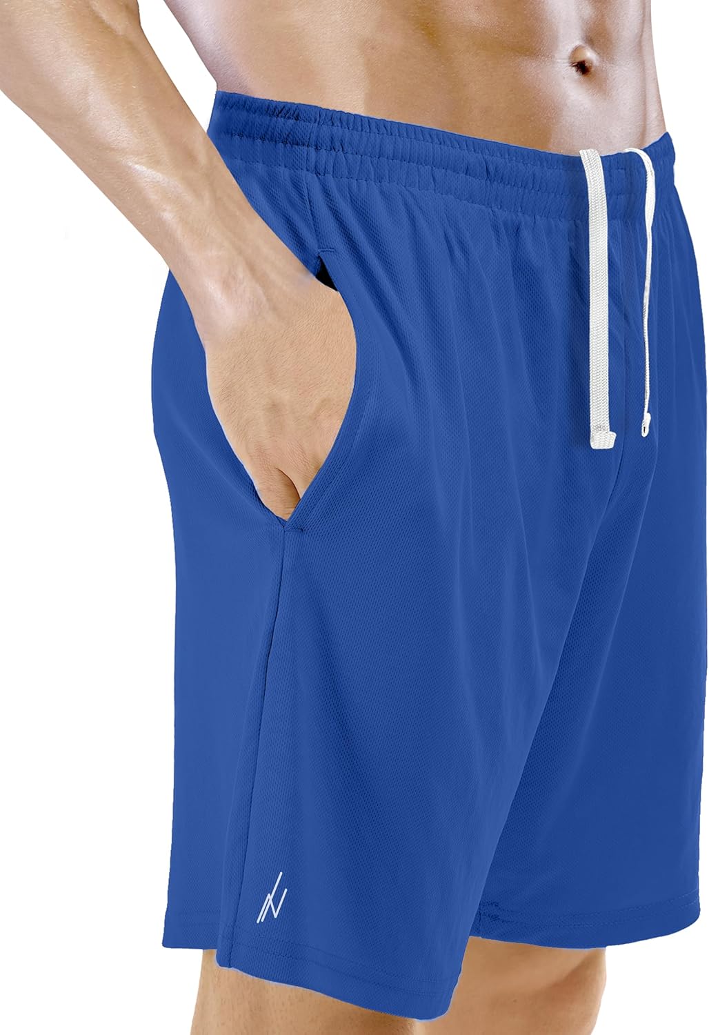 5 Pack Men's Athletic Shorts Quick Dry Loose-Fit Lightweight Running Workout Gym Shorts with Pockets