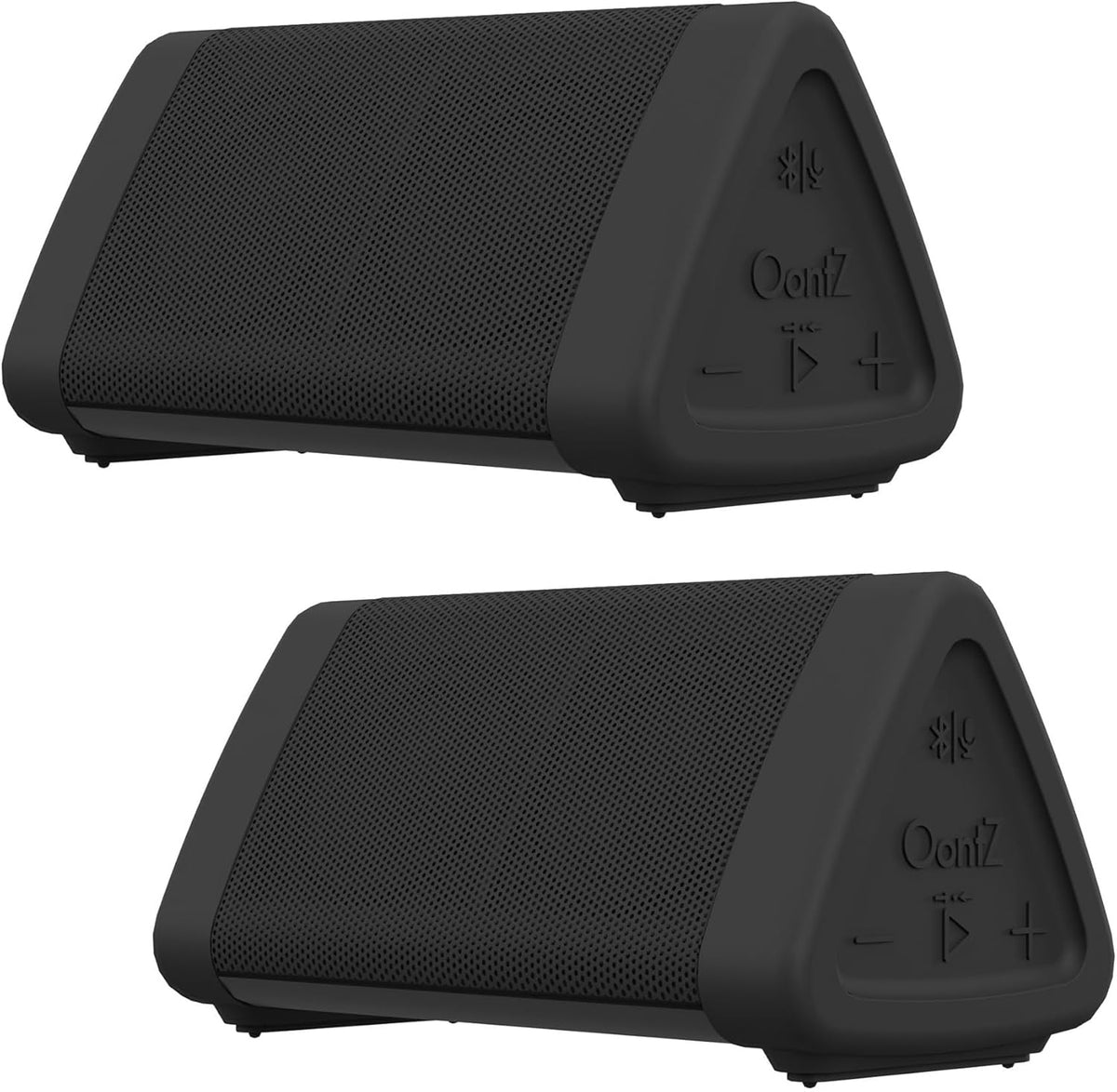 OontZ Angle 3 (4th Gen) – Portable Bluetooth Speaker, 12W Stereo Sound, 24 Hour Playtime, Rich Bass, 100 Foot Wireless Range, Waterproof, Home, Outdoor, Travel, Great Gift (Black)