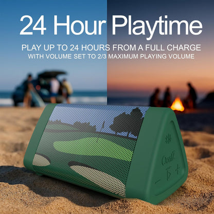 OontZ Angle 3 (4th Gen) – Portable Bluetooth Speaker, 12W Stereo Sound, 24 Hour Playtime, Rich Bass, 100 Foot Wireless Range, Waterproof, Home, Outdoor, Travel, Great Gift (Black)