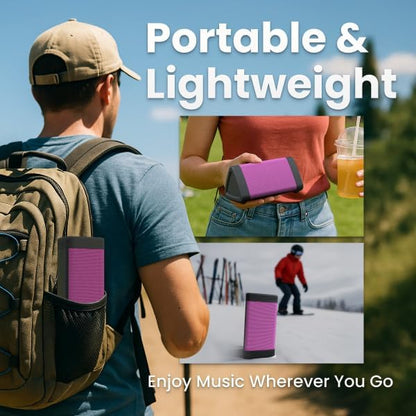 OontZ Angle 3 (4th Gen) – Portable Bluetooth Speaker, 12W Stereo Sound, 24 Hour Playtime, Rich Bass, 100 Foot Wireless Range, Waterproof, Home, Outdoor, Travel, Great Gift (Black)